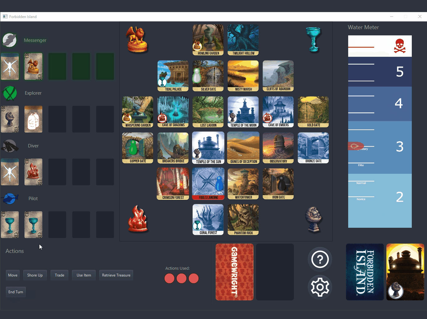 Forbidden Island Game Demo - Cooperative Adventure