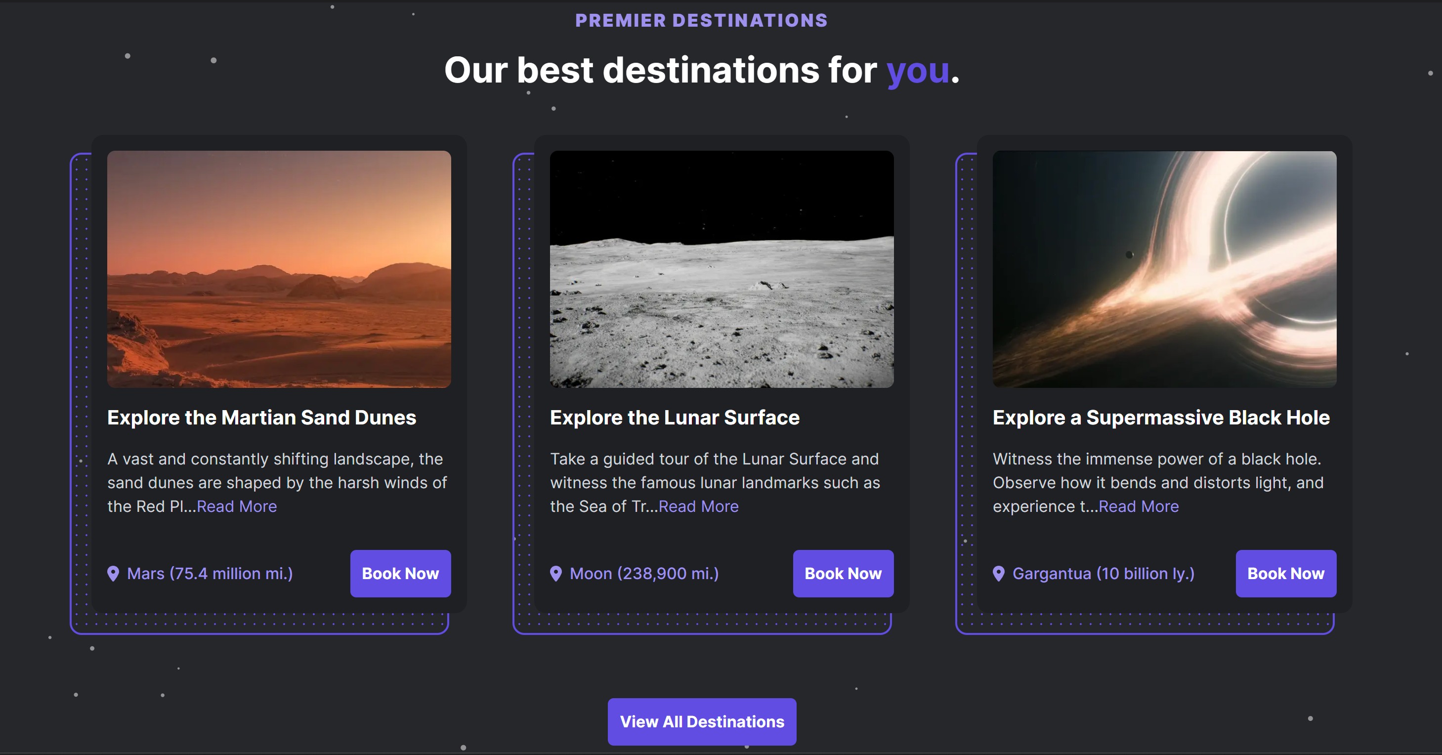 Space Destinations